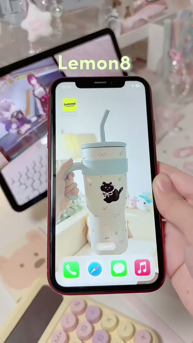 Lemon8 on a phone, from emmadesk’s campaign video
